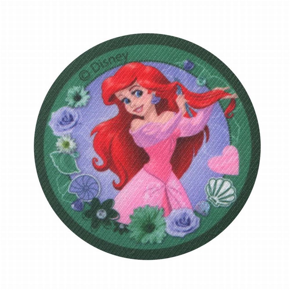 Parches Ropa Disney – Parche Impreso Ropa – Princesas – Ariel – 6,5 x 6,5 cm. - Moda The Happy Patch