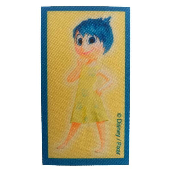 Parches Ropa Ropa Disney – Pixar – Parche Impreso Ropa – Aventurer@s – (licencia oficial) – Inside Out – Del Revés – Joy – Alegría – 4,4 x 7,8 cm. – Moda The Happy Patch