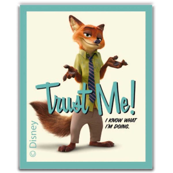Parches Ropa Disney – Parche Impreso Ropa – Animales – Aventurer@s – (licencia oficial) – Zootopia – Zootrópolis – Nick Wilde – 5,3 x 6,9 cm. - Moda The Happy Patch