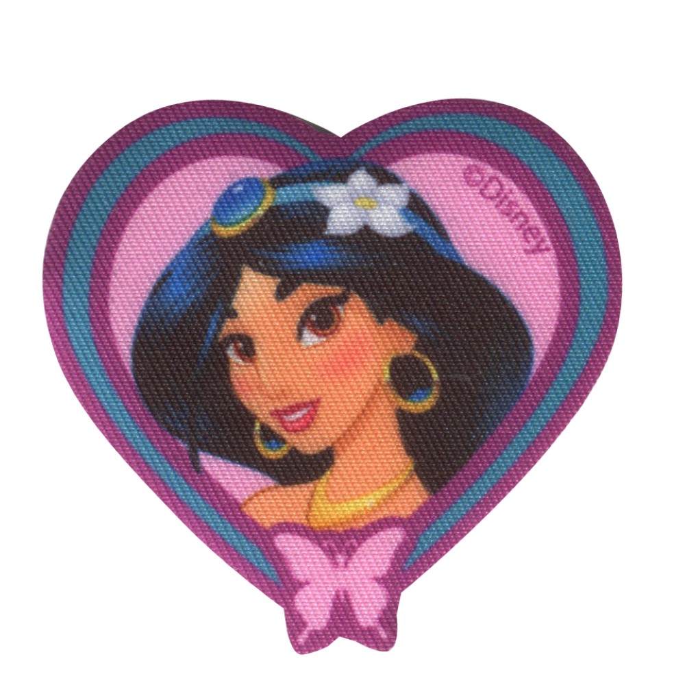 Parches Ropa Disney – Parche Impreso Ropa – Princesas – Jasmin – 7,0 x 6,7 cm. - Moda The Happy Patch