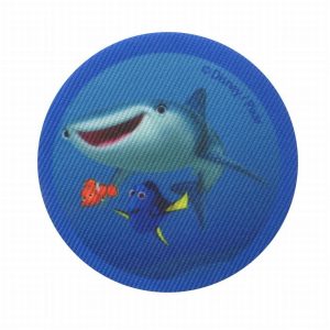 Parches Ropa Disney – Pixar – Parche Impreso Ropa – (licencia oficial) – Buscando Dory – Nemo & Dory & Destiny – Animales – Peces – Mar – 6,5 x 6,5 cm. - Moda The Happy Patch