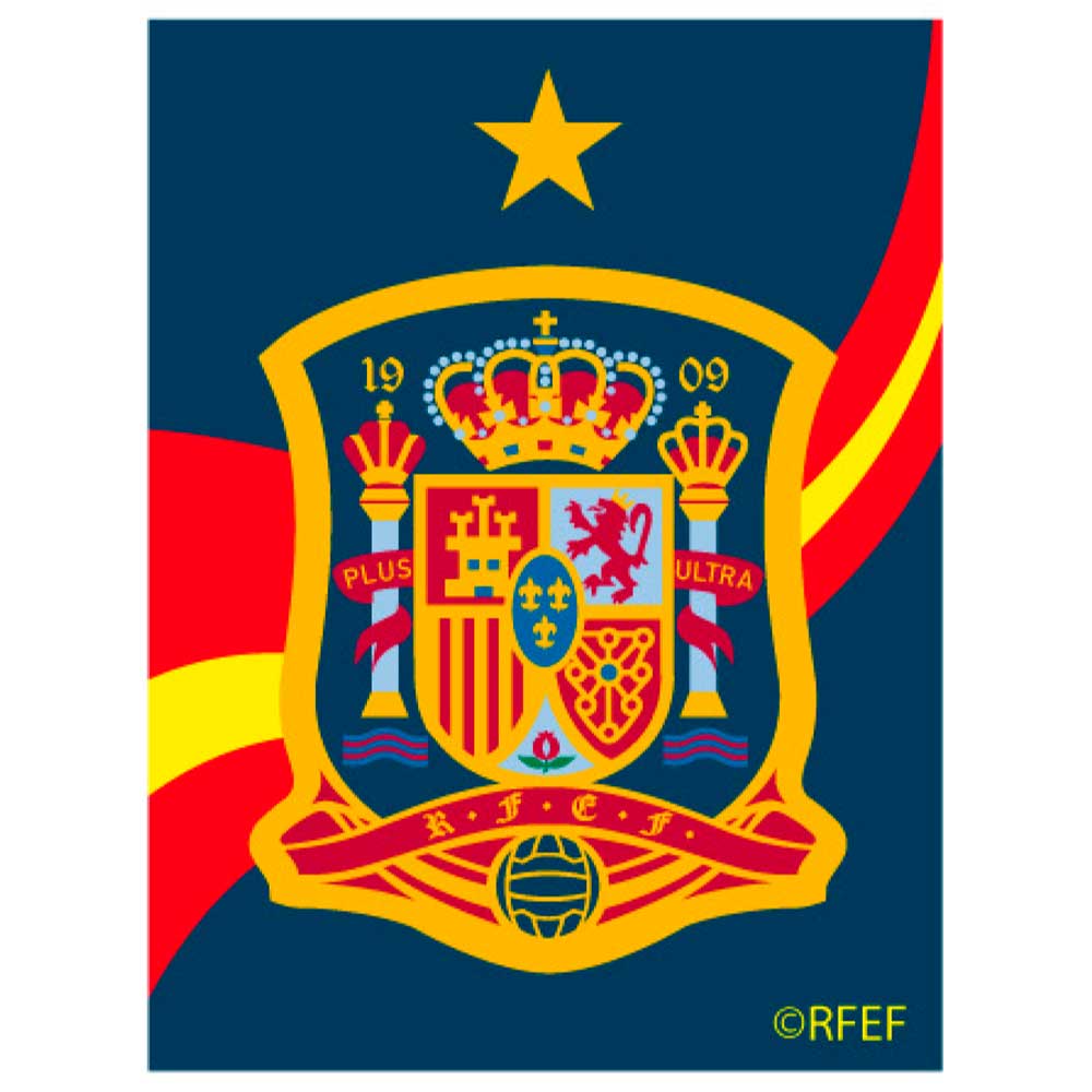 Parches Ropa Fútbol Deportes – Parche Impreso Ropa – España – (licencia oficial) – Selección Española – Escudo – 5,6 x 7,4 cm. - Moda The Happy Patch