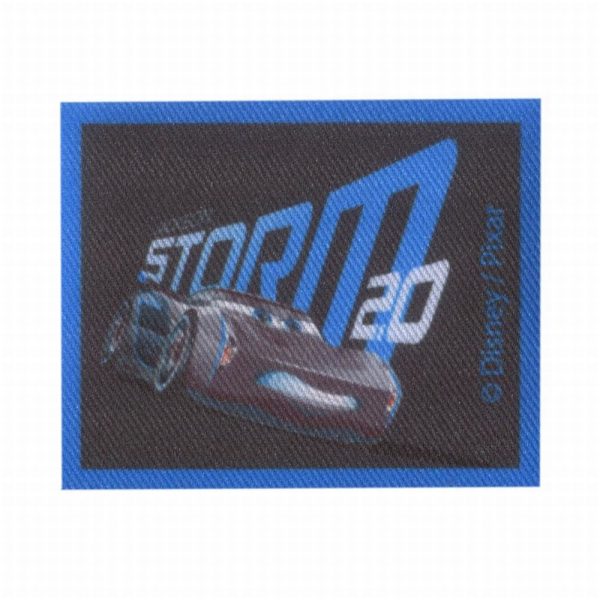 Parches Ropa Disney – Pixar – Vehículos – Transportes – Racers – Carreras – Parche Impreso Ropa – (licencia oficial) – Cars – Coches – Jackson Storm – 6,5 x 5,4 cm. - Moda The Happy Patch