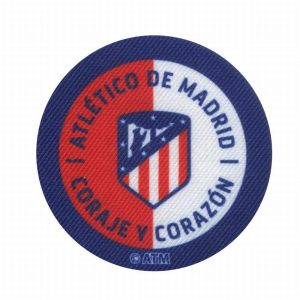 Parches Ropa Fútbol Deportes – Parche Impreso Ropa – (licencia oficial) – Atlético Madrid – Escudo – 6,5 x 6,5 cm. - Moda The Happy Patch