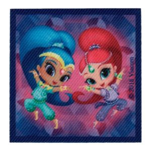 Parches Ropa Shimmer & Shine – Parche Impreso Ropa – Magia – (licencia oficial) – Shimmer & Shine – Fantasía – Amig@s – Amistad – Genio – 6,5 x 5,5 cm. – Moda The Happy Patch