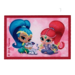 Parches Ropa Shimmer & Shine – Parche Impreso Ropa – Magia – (licencia oficial) – Shimmer & Shine – Fantasía – Amig@s – Amistad – Genio – 5,0 x 7,5 cm. – Moda The Happy Patch