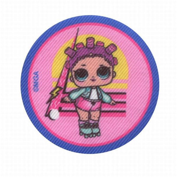 Parches Ropa Lol – Parche Impreso Ropa – (licencia oficial) – Lol Surprise – Roller – Tendencias – Estilo Urbano – Niños y Niñas – 6,5 x 6,5 cm. - Moda The Happy Patch