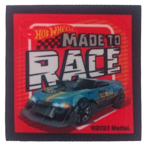 Parches Ropa Mattel – Parche Impreso Ropa – Racers – Carreras – (licencia oficial) – Hot Wheels – Deportes – Coches Deportivos – 6,4 x 6,4 cm. - Moda The Happy Patch