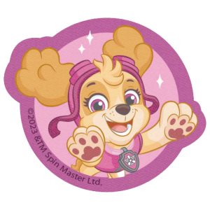 Parches Ropa La Patrulla Canina – Parche Impreso Ropa – (licencia oficial) – Paw Patrol – Skye – Mascotas – Animales – Perro Cockapoo – 7,5 x 6,5 cm. – Moda The Happy Patch