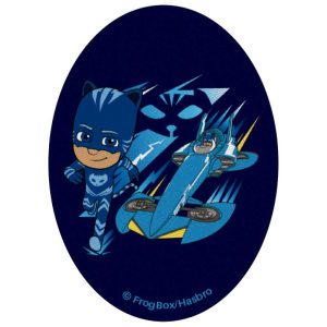 Parches Ropa PJ Mask – Parche Impreso Ropa – (licencia oficial) – PJ Mask – Héroes en Pijamas – Catboy – Gatuno – Cat Racer – Vehículo – 11,0 x 8,0 cm. – Moda The Happy Patch