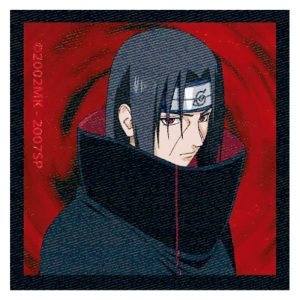 Parches Ropa Naruto Shippuden – Parche Impreso Ropa – Manga – Ninja – (licencia oficial) – Naruto Shippuden – Itachi Uchiha – Akatsuki – Guerrer@s – Lucha – Aventurer@s – 6,5 x 6,5 cm. – Moda The Happy Patch