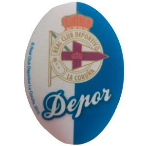 Parches Ropa Fútbol Deportes – Parche Impreso Ropa – (licencia oficial) – Deportivo de La Coruña – Escudo – 11,0 x 8,0 cm. – Moda The Happy Patch