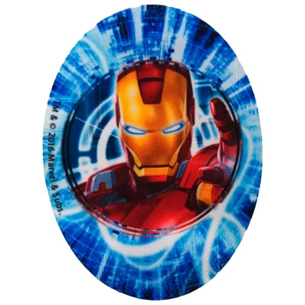 Parches Ropa Marvel – Parche Impreso Ropa – Héroes – (licencia oficial) – The Avengers – Los Vengadores – Iron Man – 11,0 x 8,0 cm. - Moda The Happy Patch
