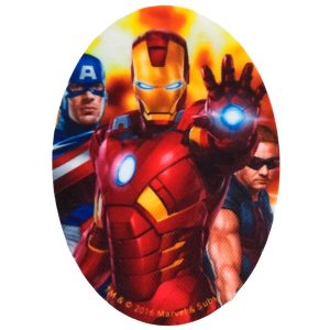 Parches Ropa Marvel – Parche Impreso Ropa – Héroes – (licencia oficial) – The Avengers – Los Vengadores – Iron Man – 11,0 x 8,0 cm. - Moda The Happy Patch