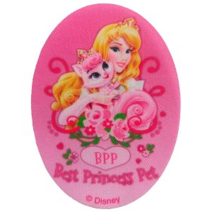 Parches Ropa Disney – Parche Impreso Ropa – (licencia oficial) – Palace Pets – Mascotas Reales – Princesas – Aurora & Beauty – 11,0 x 8,0 cm. – Moda The Happy Patch