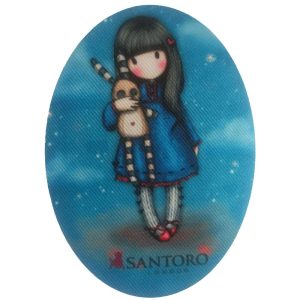 Parches Ropa Gorjuss – (licencia oficial) – Parche Impreso Ropa – Gorjuss – Niñas – Muñecas – Dulces – Tiernos – Sentimientos – 11,0 x 8,0 cm. - Moda The Happy Patch