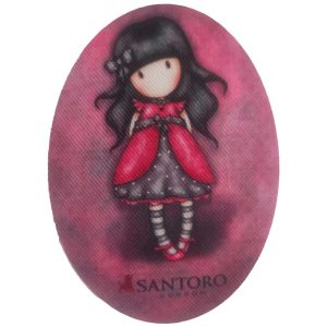 Parches Ropa Gorjuss – (licencia oficial) – Parche Impreso Ropa – Gorjuss – Niñas – Muñecas – Dulces – Tiernos – Sentimientos – 11,0 x 8,0 cm. - Moda The Happy Patch