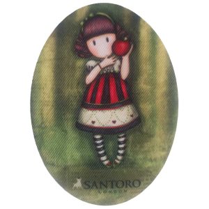 Parches Ropa Gorjuss – (licencia oficial) – Parche Impreso Ropa – Gorjuss – Niñas – Muñecas – Dulces – Tiernos – Sentimientos – 11,0 x 8,0 cm. - Moda The Happy Patch