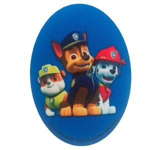 Parches Ropa La Patrulla Canina – Parche Impreso Ropa – (licencia oficial) – Paw Patrol – Rubble & Chase & Marshall – Animales – Amistad – Amig@s – 11,0 x 8,0 cm. - Moda The Happy Patch