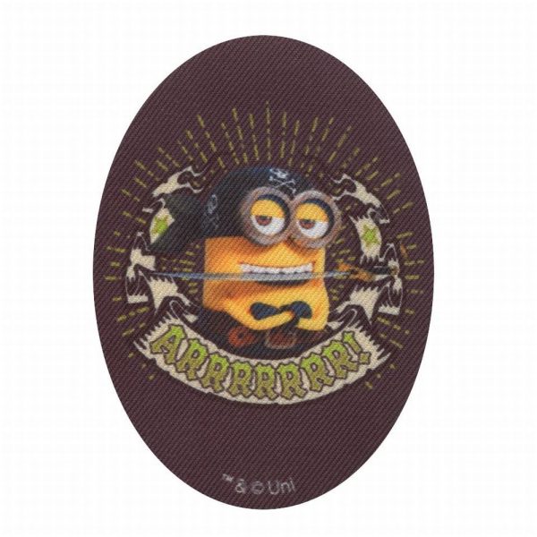 Parches Ropa Minions – Parche Impreso Ropa – (licencia oficial) – Minions – Bob – Abracadabra – Halloween – Humor – Graciosos – Simpáticos – Amistad – Amig@s – 11,0 x 8,0 cm. - Moda The Happy Patch