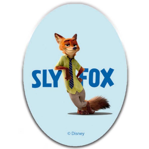 Parches Ropa Disney – Parche Impreso Ropa – Animales – Aventurer@s – (licencia oficial) – Zootopia – Zootrópolis – Nick Wilde – 11,0 x 8,0 cm. - Moda The Happy Patch