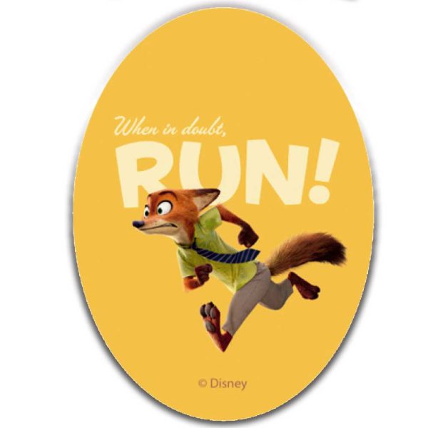 Parches Ropa Disney – Parche Impreso Ropa – Animales – Aventurer@s – (licencia oficial) – Zootopia – Zootrópolis – Nick Wilde – 11,0 x 8,0 cm. - Moda The Happy Patch