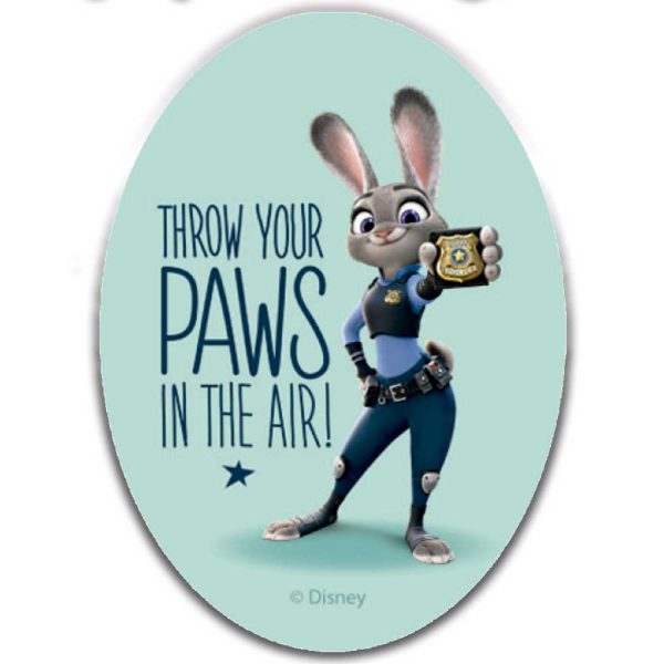 Parches Ropa Disney – Parche Impreso Ropa – Animales – Aventurer@s – (licencia oficial) – Zootopia – Zootrópolis – Judy Hoops – 11,0 x 8,0 cm. - Moda The Happy Patch