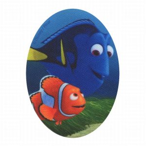Parches Ropa Disney – Pixar – Parche Impreso Ropa – (licencia oficial) – Buscando Dory – Nemo & Dory – Animales – Peces – Mar – 11,0 x 8,0 cm. - Moda The Happy Patch