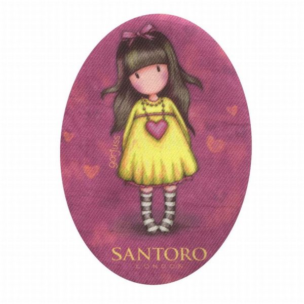 Parches Ropa Gorjuss – (licencia oficial) – Parche Impreso Ropa – Gorjuss – Niñas – Muñecas – Dulces – Tiernos – Sentimientos – 11,0 x 8,0 cm. - Moda The Happy Patch