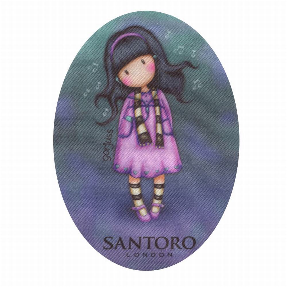 Parches Ropa Gorjuss – (licencia oficial) – Parche Impreso Ropa – Gorjuss – Niñas – Muñecas – Dulces – Tiernos – Sentimientos – 11,0 x 8,0 cm. - Moda The Happy Patch