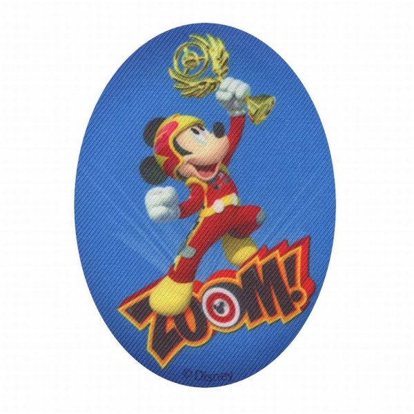Parches Ropa Disney – Parche Impreso Ropa – Roadster Racers – Mickey – 11,0 x 8,0 cm. - Moda The Happy Patch