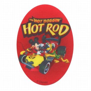 Parches Ropa Disney – Parche Impreso Ropa – Roadster Racers – Mickey & Pluto – 11,0 x 8,0 cm. - Moda The Happy Patch