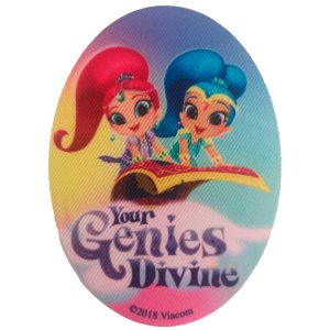 Parches Ropa Shimmer & Shine – Parche Impreso Ropa – Magia – (licencia oficial) – Shimmer & Shine – Fantasía – Amig@s – Amistad – Genio – 11,0 x 8,0 cm. – Moda The Happy Patch