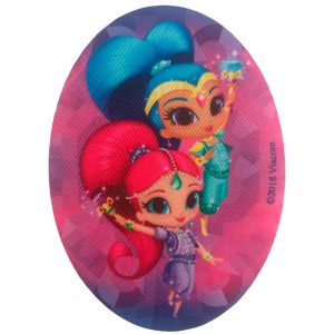 Parches Ropa Shimmer & Shine – Parche Impreso Ropa – Magia – (licencia oficial) – Shimmer & Shine – Fantasía – Amig@s – Amistad – Genio – 11,0 x 8,0 cm. – Moda The Happy Patch