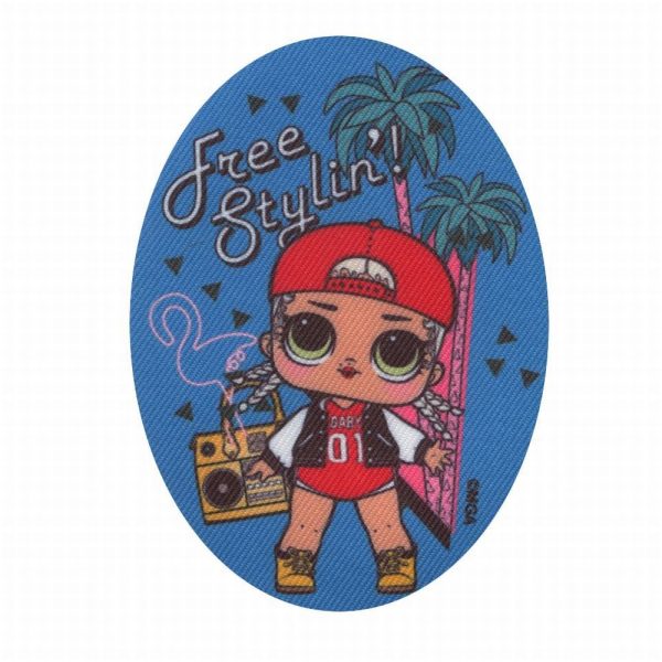 Parches Ropa Lol – Parche Impreso Ropa – (licencia oficial) – Lol Surprise – Rap – Tendencias – Estilo Urbano – Niños y Niñas – 11,0 x 8,0 cm. - Moda The Happy Patch