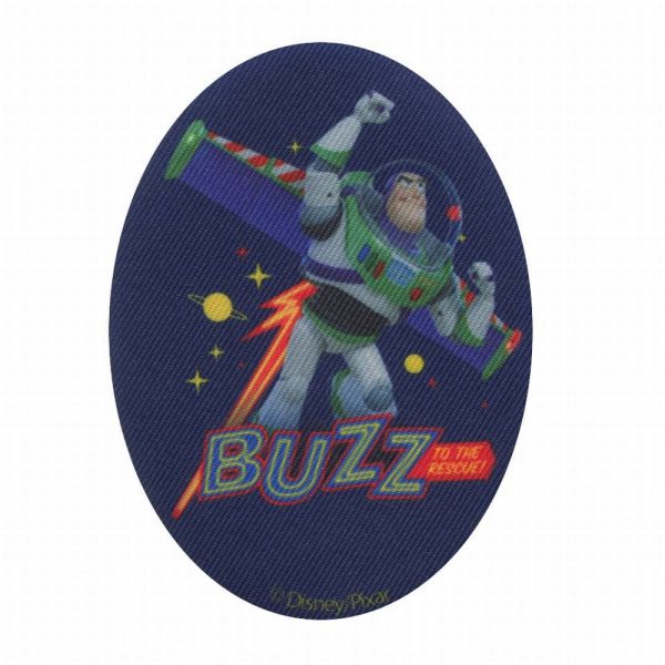 Parches Ropa Disney – Pixar – Parche Impreso Ropa – (licencia oficial) – Toy Story – Buzz LightYear – Juguetes – Juegos – Futurista – Aventuras – Aventurer@s – 11,0 x 8,0 cm. - Moda The Happy Patch