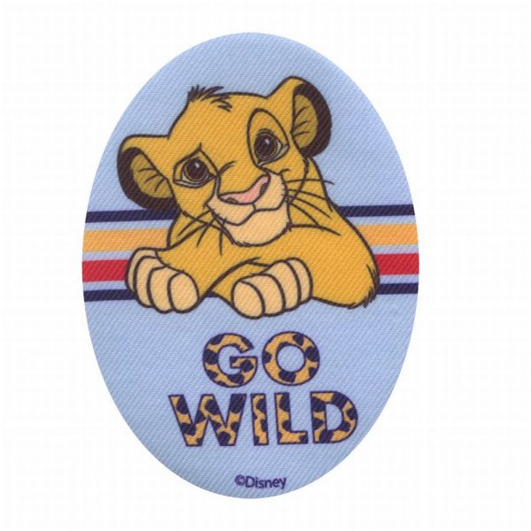 Parches Ropa Disney – Parche Impreso Ropa – Rey León – Simba – 11,0 x 8,0 cm. - Moda The Happy Patch