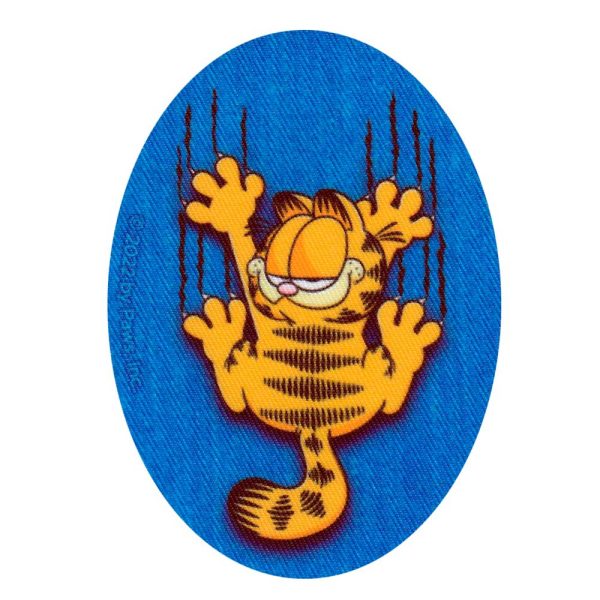Parches Ropa Garfield – Parche Impreso Ropa – (licencia oficial) – Garfield – Mascotas – Animales – Graciosos – Simpáticos – 11,0 x 8,0 cm. - Moda The Happy Patch