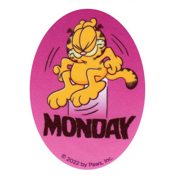 Parches Ropa Garfield – Parche Impreso Ropa – (licencia oficial) – Garfield – Mascotas – Animales – Graciosos – Simpáticos – 11,0 x 8,0 cm. - Moda The Happy Patch