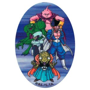 Parches Ropa Dragon Ball Z – Parche Impreso Ropa – Manga – SuperHéroes – (licencia oficial) – Bola de Dragón Z – Babidi & Majin Boo & Dabura & Pui Pui & Yakon  – Guerreros – Lucha – Aventurer@s – 11,0 x 8,0 cm. - Moda The Happy Patch
