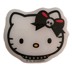 Parches Ropa Sanrio – Parche Resina Flexible (con volumen) Ropa tipo sticker adhesivo – (licencia oficial) – Animales – Hello Kitty – Gata & Cara & Lazo – Bebé – Infantil – 7,2 x 6,5 cm. - Moda The Happy Patch