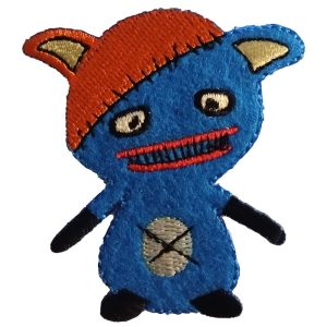 Parches Ropa Halloween Creatures – Parche Bordado Ropa – Exclusivo – Criaturas de Halloween – Muñeco de Trapo – Mundo Fantasía – Magia – 5,4 x 5,7 cm. – Moda The Happy Patch