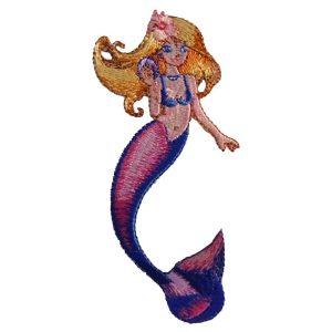 Parches Ropa Amy Brown Universe – Parche Bordado Ropa – Exclusivo – Hadas – Mermaid Fairy – Hada Sirena – Mundo Fantasía – Magia – 5,2 x 11,7 cm. – Moda The Happy Patch