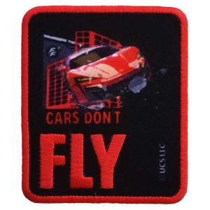 Parches Ropa Fast & Furious – Parche Bordado Ropa – (licencia oficial) – Fast & Furious – Cars don't Fly – Racers – Coches – 5,9 x 7,2 cm. – Moda The Happy Patch
