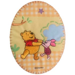 Parches Ropa Disney – Parche Bordado Ropa – Animales – (licencia oficial) – Winnie the Pooh – Winnie & Piglet – 10,9 x 7,9 cm. – Moda The Happy Patch