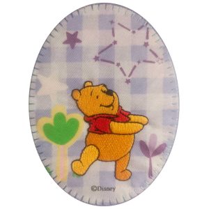 Parches Ropa Disney – Parche Bordado Ropa – Animales – (licencia oficial) – Winnie the Pooh – Winnie – 10,9 x 7,9 cm. – Moda The Happy Patch