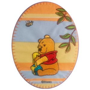 Parches Ropa Disney – Parche Bordado Ropa – Animales – (licencia oficial) – Winnie the Pooh – Winnie – 10,9 x 7,9 cm. – Moda The Happy Patch