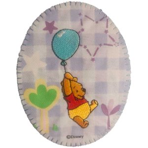 Parches Ropa Disney – Parche Bordado Ropa – Animales – (licencia oficial) – Winnie the Pooh – Winnie – 10,9 x 7,9 cm. – Moda The Happy Patch
