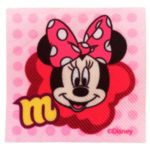 Parches Ropa Disney – Parche Impreso Ropa – Animales – Ratón – (licencia oficial) – Mickey – Minnie Mouse – 6,2 x 6,2 cm. – Moda The Happy Patch