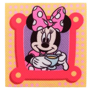 Parches Ropa Disney – Parche Impreso Ropa – Animales – Ratón – (licencia oficial) – Mickey – Minnie Mouse – 5,6 x 5,9 cm. – Moda The Happy Patch